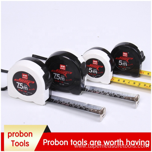 3m 5m white black steel tape measure